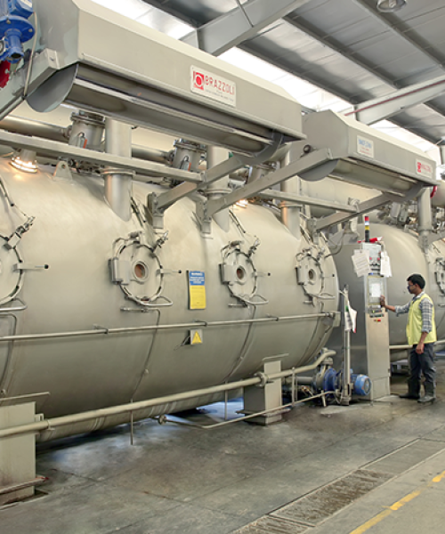 softset dyeing machine